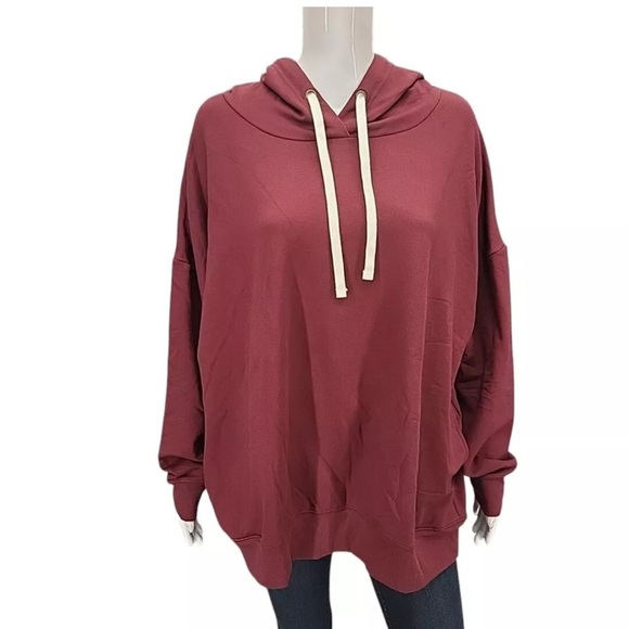 Buffalo David Bitton Ladies Trendy Hoodie w Pockets XX-Large Size Rhubarb - Picture 1 of 14
